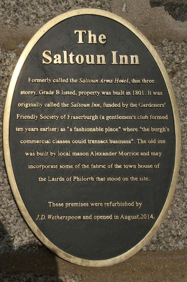 פרייזרברו The Saltoun Inn מראה חיצוני תמונה